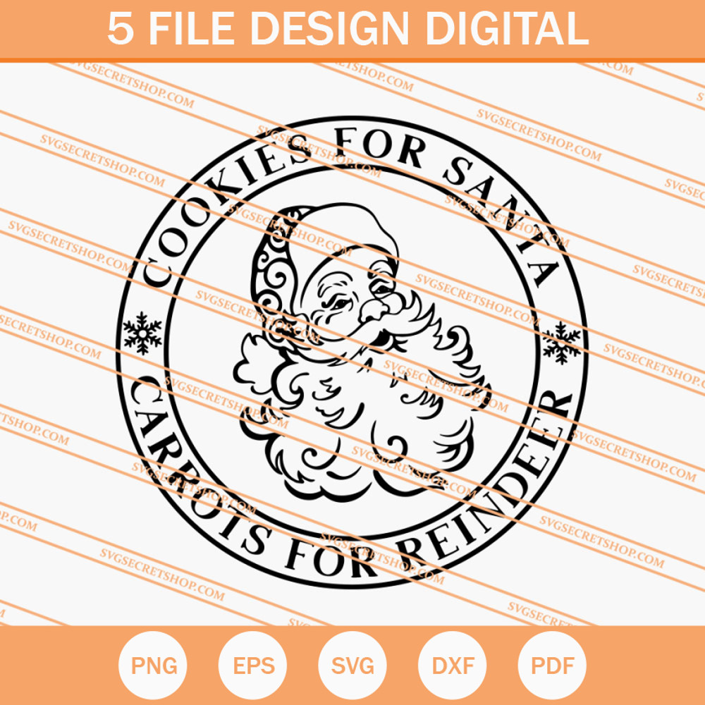 Cookies For Santa Carrots For Reindeer SVG, Santa SVG - SVG Secret Shop.jpg