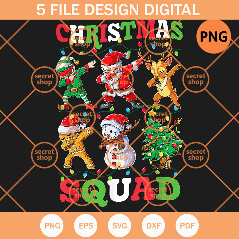 Dabbing Christmas Squad PNG, Everyone Dabbing PNG, Christmas Decoration PNG - SVG Secret Shop.jpg