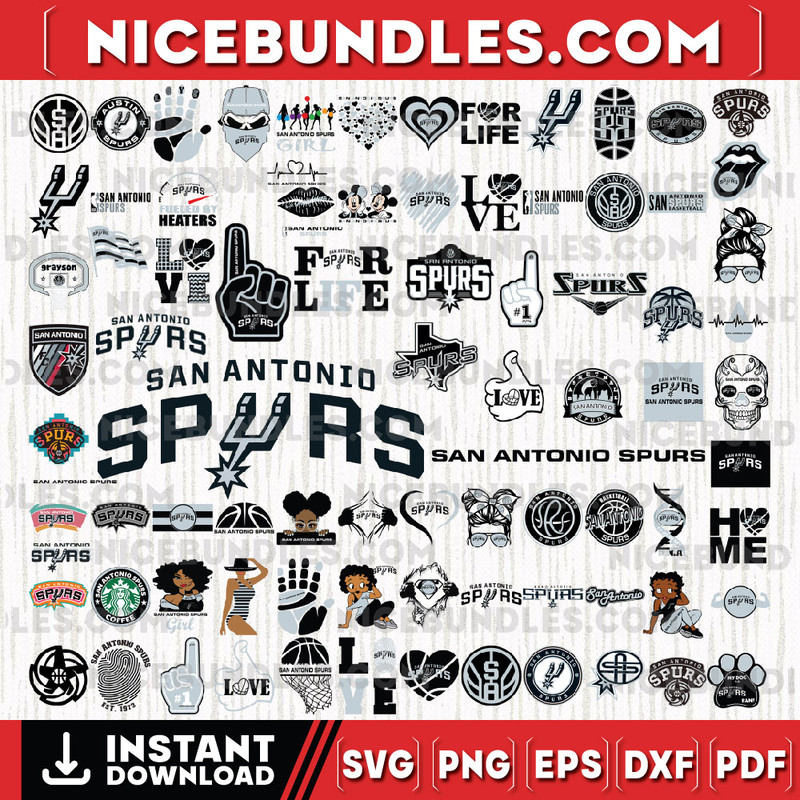 83 Files San Antonio Spurs Team Bundles Svg, San Antonio Spurs svg, NBA Teams Svg, NBA Svg, Png, Dxf, Eps, Instant Download-sport.jpg
