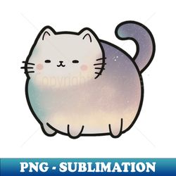 Galaxy Cat Kawaii - Digital Sublimation Download File - Enhance Your Apparel with Stunning Detail