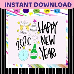 happy new years , 2020 svg, new years design, new years doodles, new years eve, trending svg for silhouette, files for c