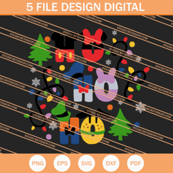disney christmas ho ho ho svg, disney svg, christmas svg