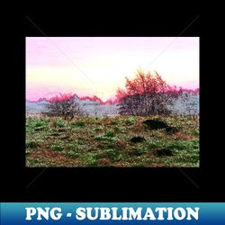 Nature Is Beautiful In Autumn Landscape Photo - Instant PNG Sublimation Download - Fashionable and Fearless