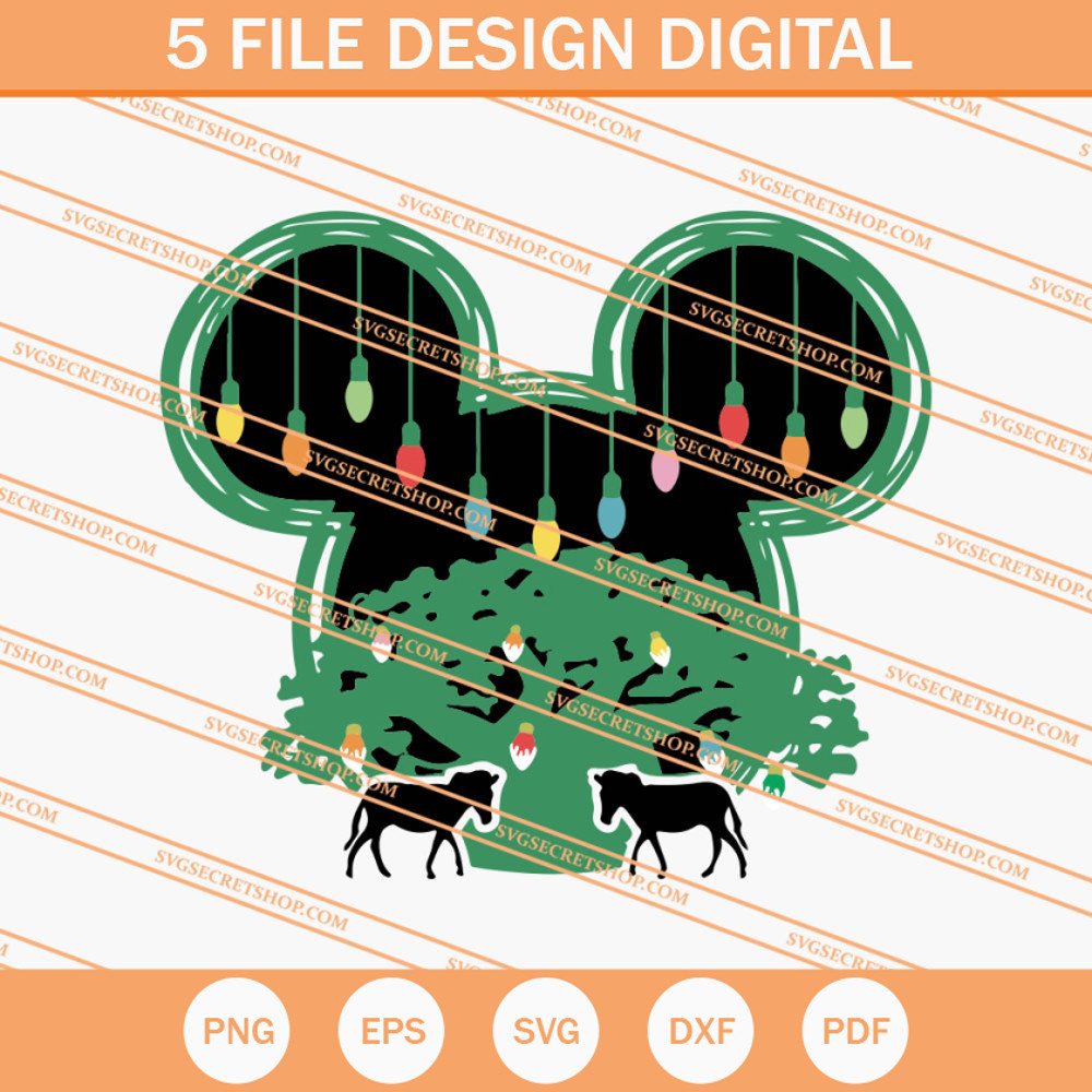 Disney Christmas Tree SVG, Disney SVG, Christmas SVG - SVG Secret Shop.jpg