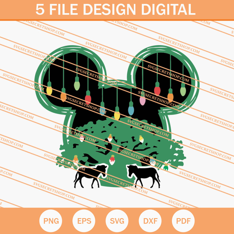 Disney Christmas Tree SVG, Disney SVG, Christmas SVG - SVG Secret Shop.jpg