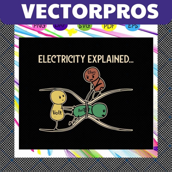 Electricity Explained Svg, Electricity Svg, Electrician Svg, - Inspire ...