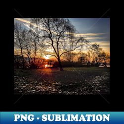 Sunset landscape photography of friends - High-Resolution PNG Sublimation File - Boost Your Success with this Inspirational PNG Download