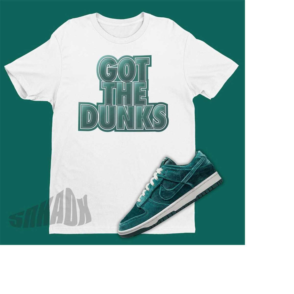 MR-21112023183042-dunk-low-velvet-teal-matching-shirt-retro-dunks-sneakers-tee-image-1.jpg