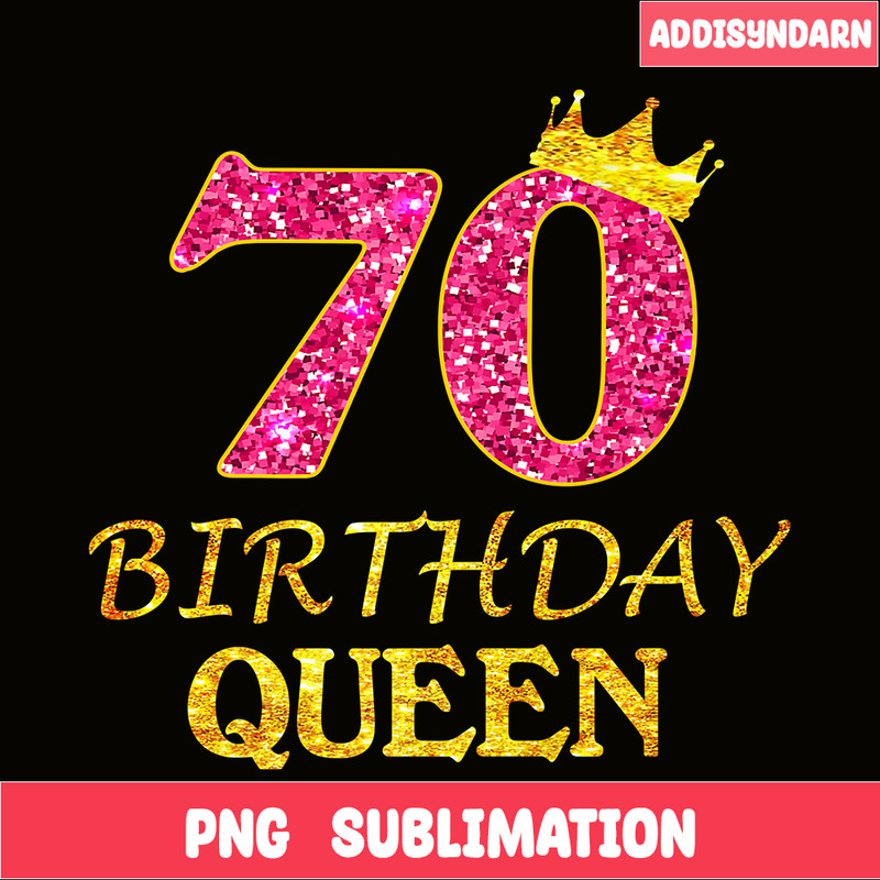 QUE30102376-70 Birthday Queen PNG, Happy Birthday PNG, Birthday Queen PNG.png