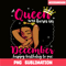 QUE30102390-Queen Was Born In December PNG, Happy Birthday PNG, Birthday Queen PNG.png