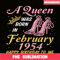 QUE30102399-Queen Was Born In Feb 1954 PNG, Happy Birthday PNG, Birthday Queen PNG.png