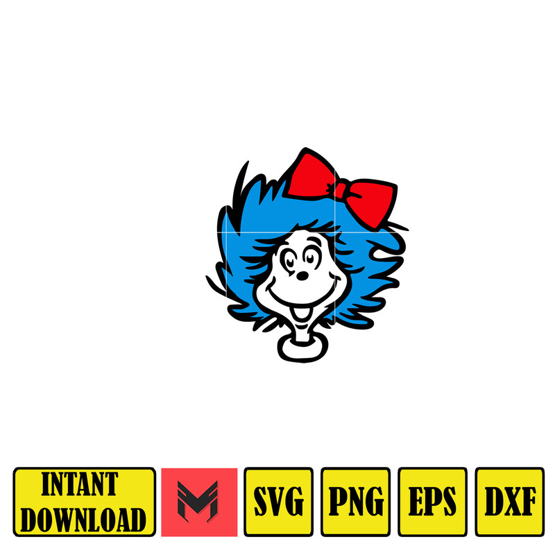 Dr Seuss Svg, Cat In The Hat SVG, Dr Seuss Hat SVG, Green Eggs And Ham Svg, Dr Seuss for Teachers Svg, Cricut, Thing Svg (693).jpg