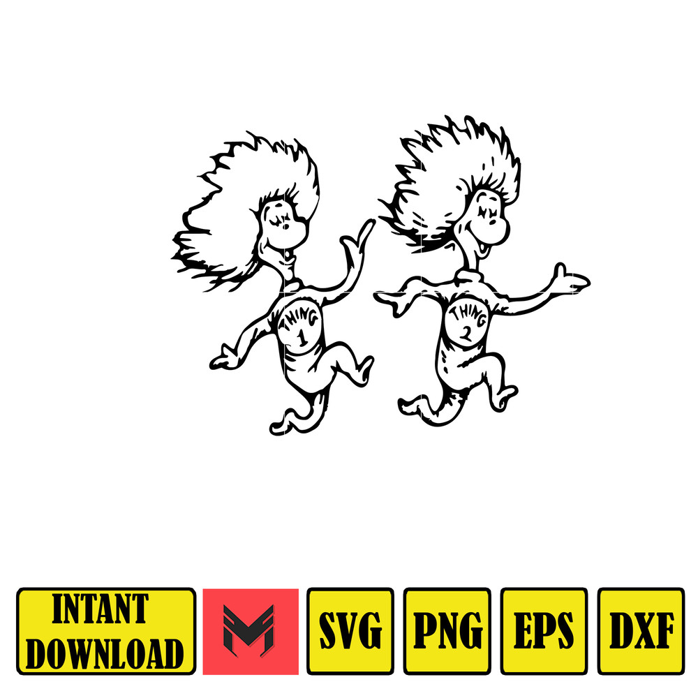 Dr Seuss Svg, Cat In The Hat SVG, Dr Seuss Hat SVG, Green Eggs And Ham Svg, Dr Seuss for Teachers Svg, Cricut, Thing Svg (696).jpg