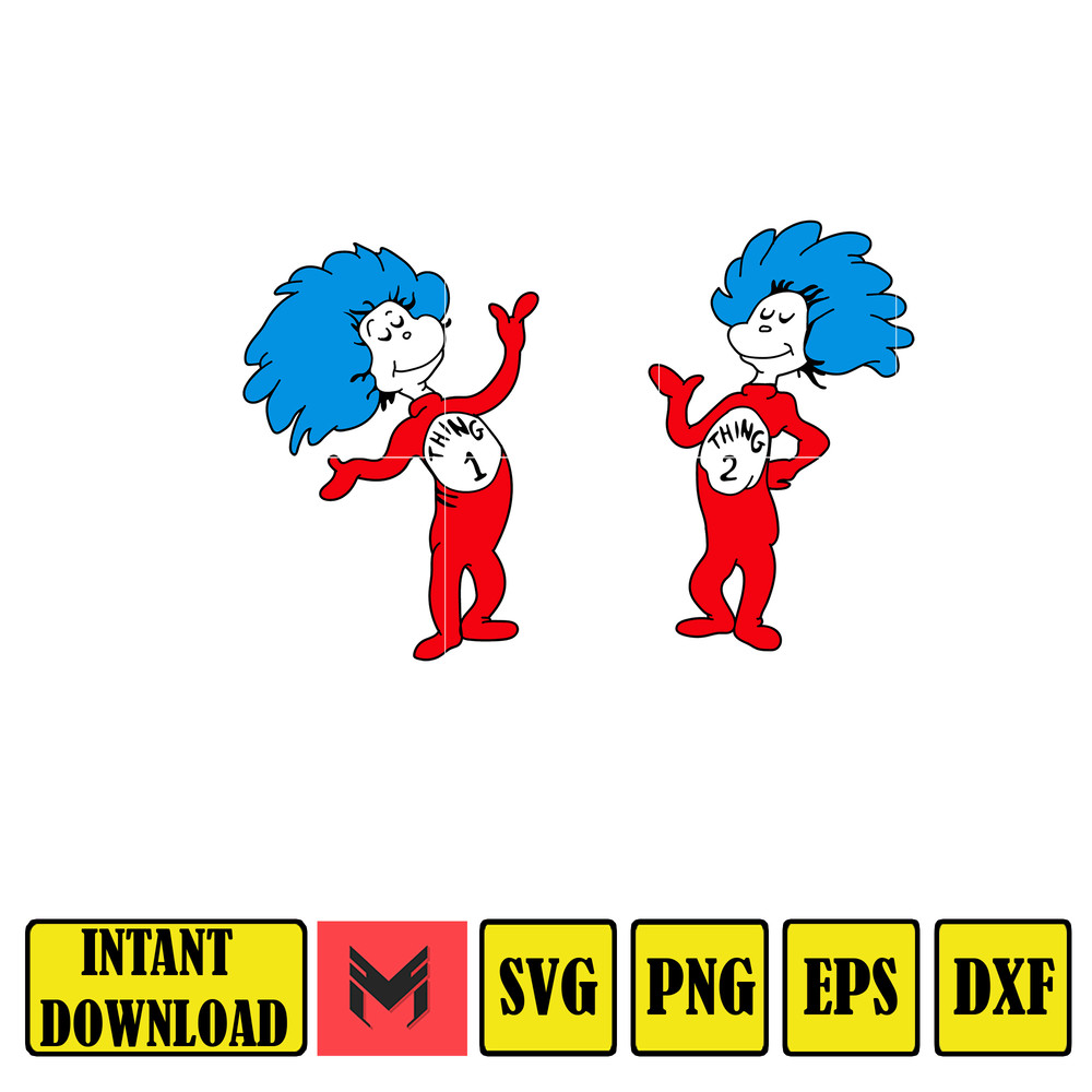Dr Seuss Svg, Cat In The Hat SVG, Dr Seuss Hat SVG, Green Eggs And Ham Svg, Dr Seuss for Teachers Svg, Cricut, Thing Svg (703).jpg
