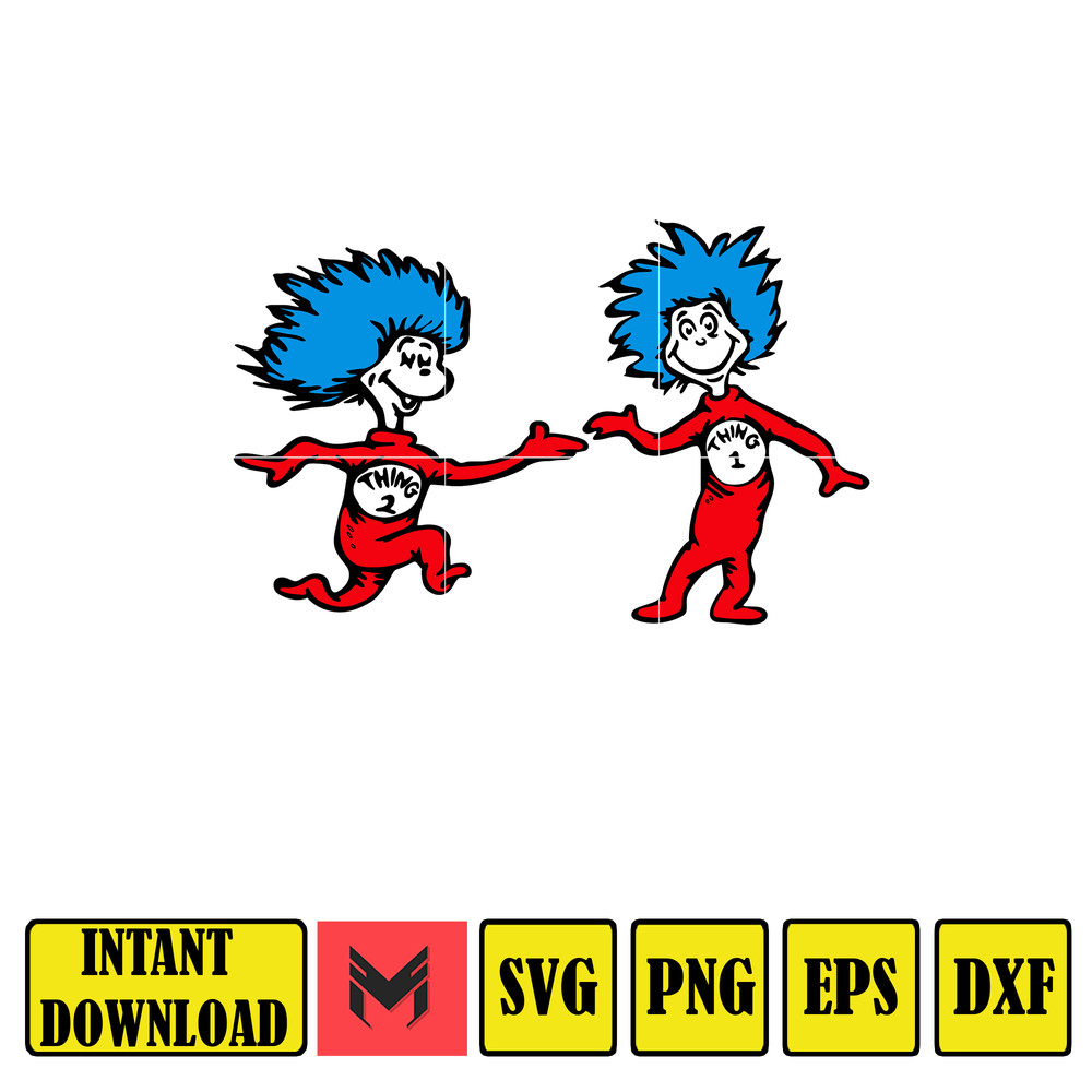 Dr Seuss Svg, Cat In The Hat SVG, Dr Seuss Hat SVG, Green Eggs And Ham Svg, Dr Seuss for Teachers Svg, Cricut, Thing Svg (705).jpg