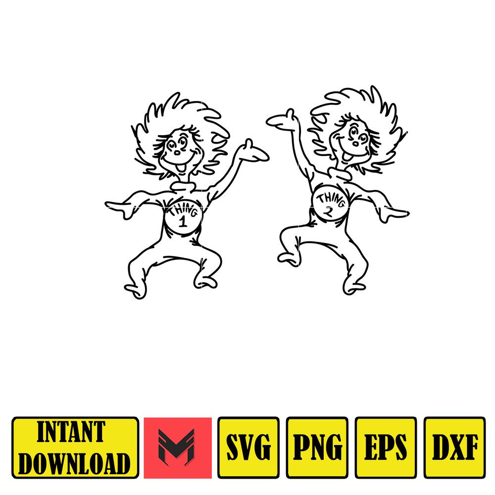 Dr Seuss Svg, Cat In The Hat SVG, Dr Seuss Hat SVG, Green Eggs And Ham Svg, Dr Seuss for Teachers Svg, Cricut, Thing Svg (709).jpg