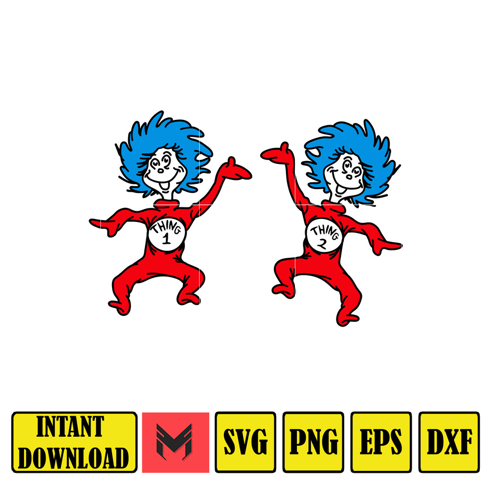 Dr Seuss Svg, Cat In The Hat SVG, Dr Seuss Hat SVG, Green Eggs And Ham Svg, Dr Seuss for Teachers Svg, Cricut, Thing Svg (710).jpg