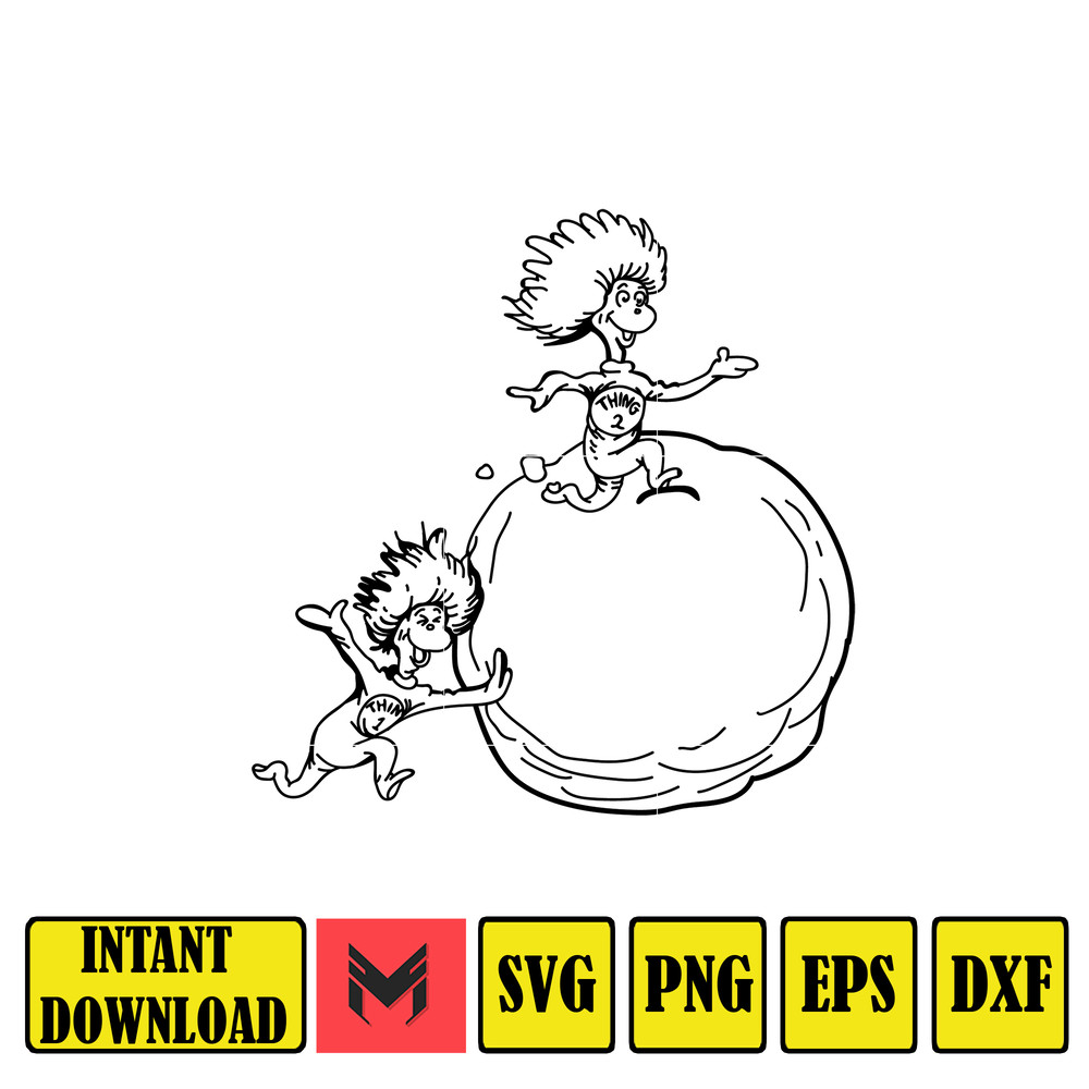 Dr Seuss Svg, Cat In The Hat SVG, Dr Seuss Hat SVG, Green Eggs And Ham Svg, Dr Seuss for Teachers Svg, Cricut, Thing Svg (716).jpg
