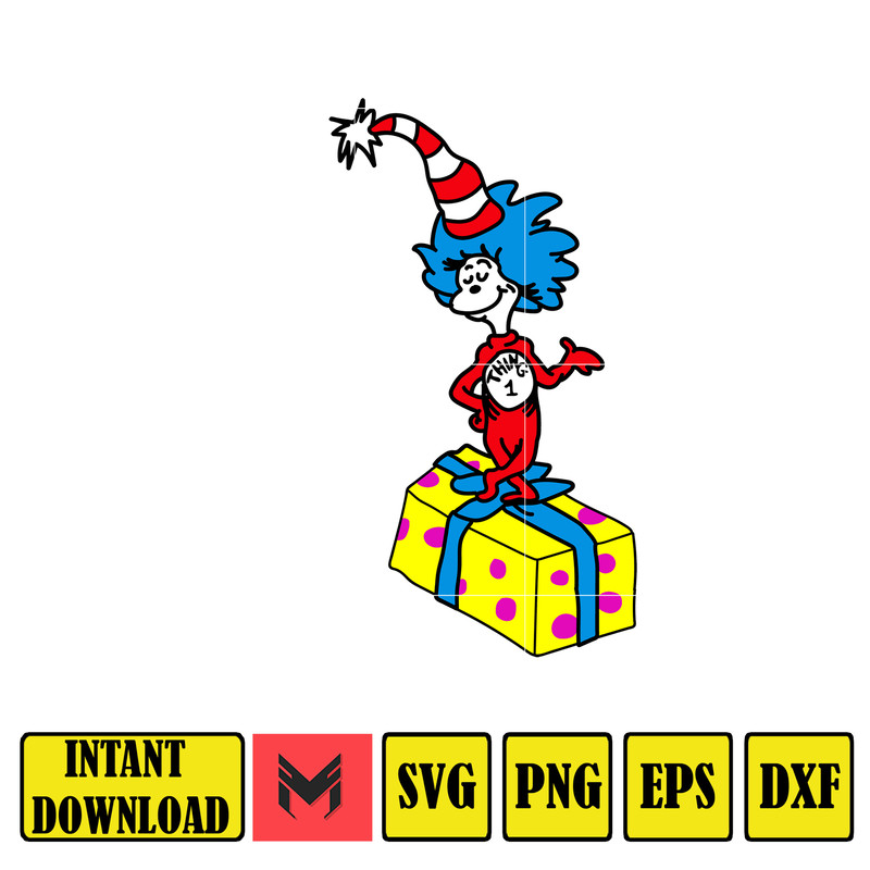 Dr Seuss Svg, Cat In The Hat SVG, Dr Seuss Hat SVG, Green Eggs And Ham Svg, Dr Seuss for Teachers Svg, Cricut, Thing Svg (718).jpg