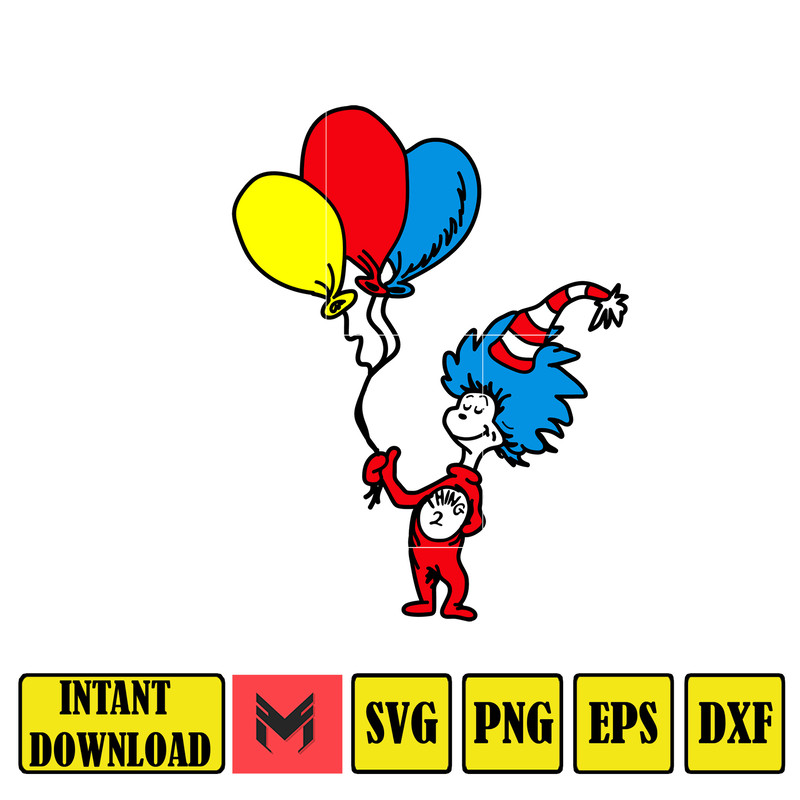 Dr Seuss Svg, Cat In The Hat SVG, Dr Seuss Hat SVG, Green Eggs And Ham Svg, Dr Seuss for Teachers Svg, Cricut, Thing Svg (720).jpg