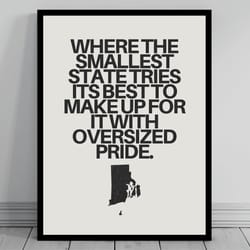 hilarious rhode island meme rhode island poster minimalist state slogan rhode island silhouette travel keep calm decor