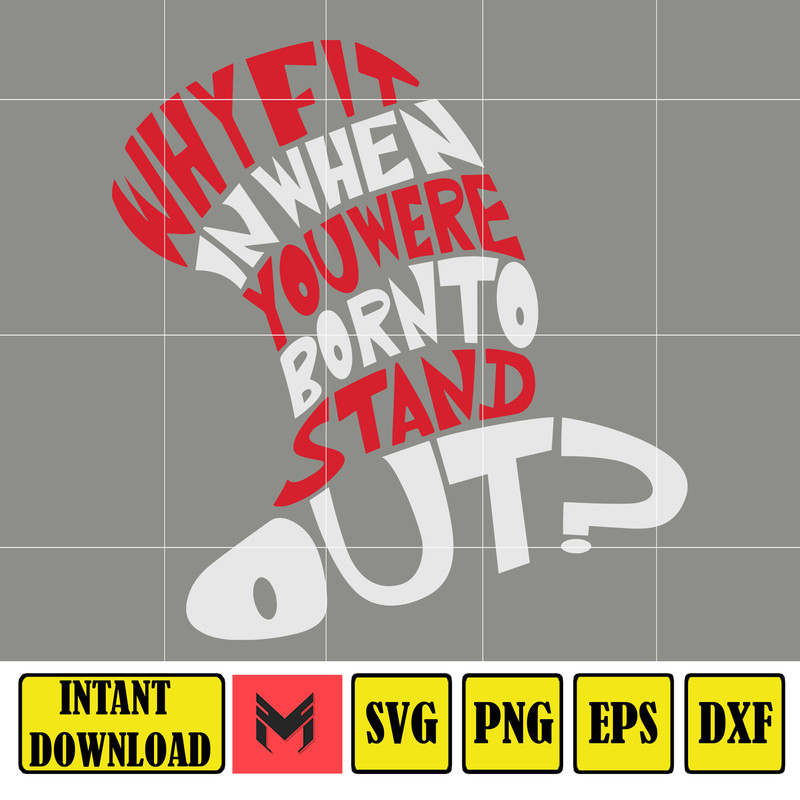 Dr Seuss Svg, Cat In The Hat SVG, Dr Seuss Hat SVG, Green Eggs And Ham Svg, Dr Seuss for Teachers Svg, Cricut, Thing Svg (870).jpg