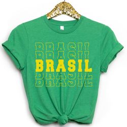 brasil t-shirt , brazil camisa, brazil travel shirt , gift for brazilian, brazil gifts, futbol shirt , soccer shirt  bra