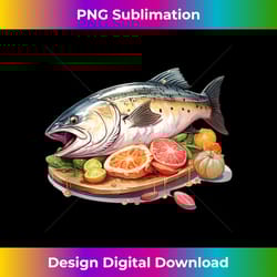 funny weird thanksgiving christmas dinner trout substitute tank top - bohemian sublimation digital download - channel your creative rebel