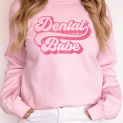 dental student graduation gift, rdh gifts, dental babe, rdh graduation gifts, future dentist gift, dental crewnecks, den