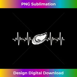 funny oyster design for men women ekg oyster seafood lovers - innovative png sublimation design - striking & memorable impressions