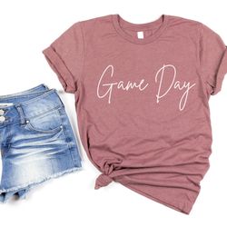 football gameday tshirt , women's gameday football tshirt , soccer mom shirt , volleyball mom shirt , basketball mom shi