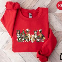 christmas dog sweatshirt, merry dogmas, dog mom gift, gifts for dog lovers, dog mom sweatshirt, christmas dog sweater, d