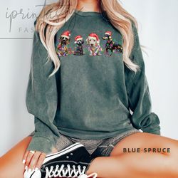 christmas dogs sweatee,dog owner christmas shirt, dog christmas sweater, iprintasty christmas, christmas dog sweater com