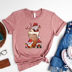 christmas gnome coffee shirt, christmas shirt, funny christmas shirt, gnome shirt, christmas gift, cute gnomes shirt, ch