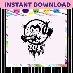 bendy and the ink machine,bendy svg, bendy doll, bendy and the ink, bendy ink machine, horror video game,trending svg fo