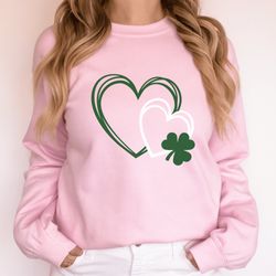 irish valentines day shirt , lucky clover sweatshirt , shamrock sweatshirt , st patricks day sweatshirt , st patrick's p