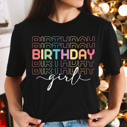 birthday girl shirt, birthday mama shirt, girls birthday party shirt, birthday girl shirt, birthday party girl shirt, bi