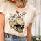 Bloom Skull T-Shirt, Calavera Shirt, Skeleton Shirt, Sugar Skull Flower, Gift For Her, Aesthetic Shirt, Art Lover, Dead Fashion Day Shirt.jpg
