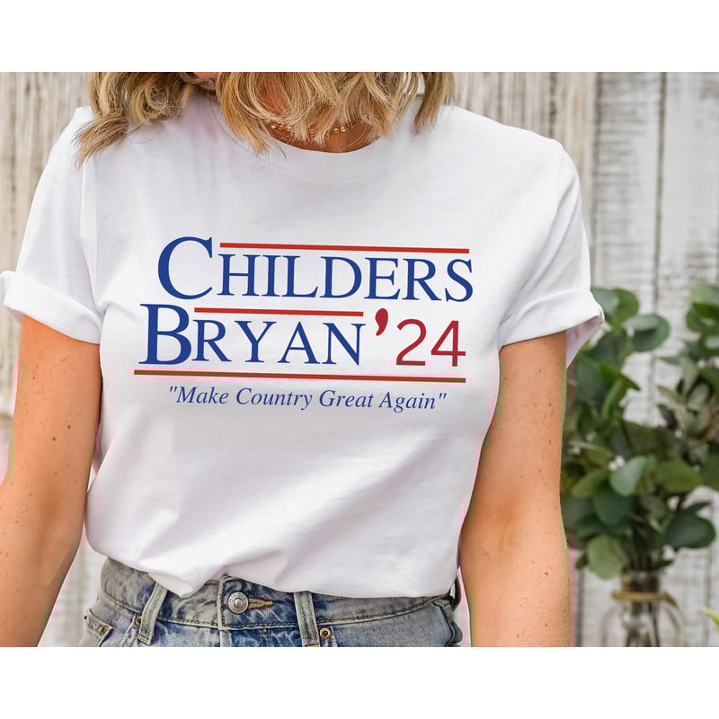 Childers Bryan 24 Shirt, Country Music Shirt, Make Country Great Again Shirt, Western Election T Shirt, 90s Western Shirt, Zach Bryan Shirt.jpg