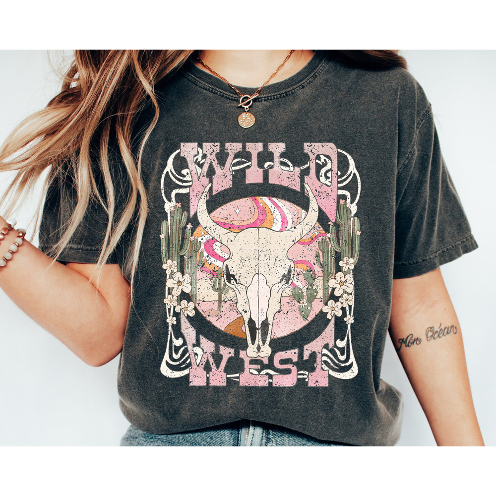 Country Concert Tee, Wild West Tee, Cute Country Shirts, Cowgirl Shirt, Western Vibes Tee, Oversized Graphic Tee, Western Graphic Tee.jpg