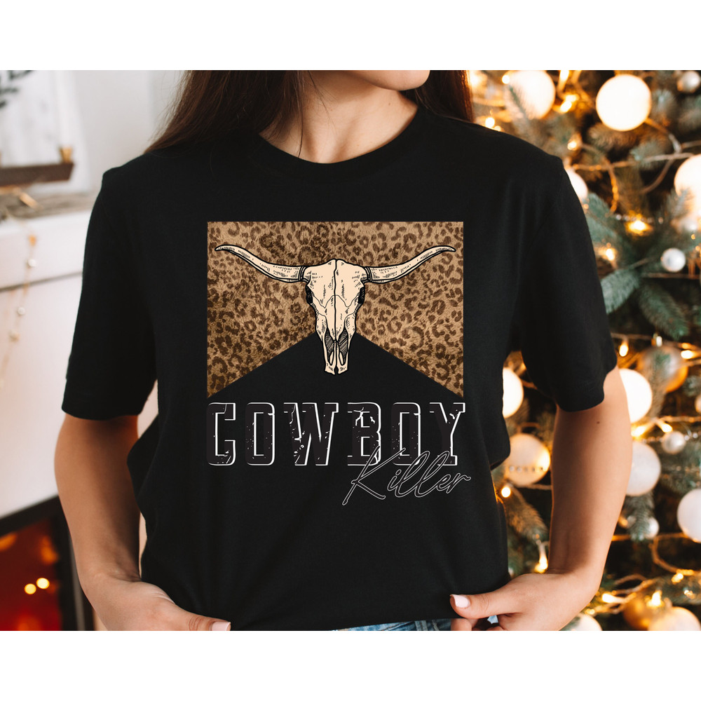 Cowboy Killer Shirt, Vintage Inspired T-Shirt, Western Graphic Tee, Retro Tee Shirt, Garment Dyed, Boho, Bullhead, Wallen Shirt.jpg