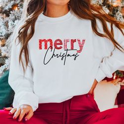 merry christmas sweatshirt, christmas sweatshirt, holiday sweatshirt, gift idea, sweater gift, christmas gifts for her,