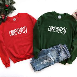 merry christmas sweatshirt, retro christmas sweat, soft women christmas sweat, christmas party sweat, merry christmas sw