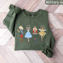 nutcracker sweatshirt, christmas sweatshirt, sugar plum fairy shirt, christmas crewneck sweater, christmas shirt, xmas s