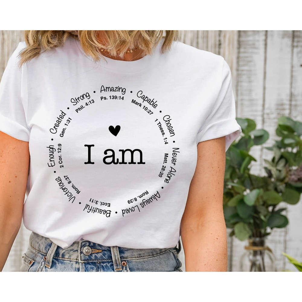 I'am Inspiration T-shirt, I'am Enough Shirt, You Are Inspiration Shirt, Motivational Shirt, Religious Tee, Positive Quotes Shirt, Self Love.jpg
