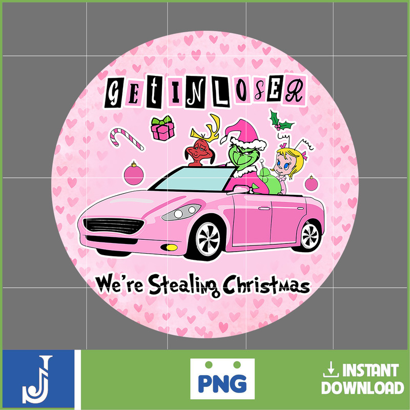 Pink Christmas Png Ornament, Cartoon Christmas Ornament Design Png, 3D Pink Cartoon Christmas 2023 Ornament Png (17).jpg