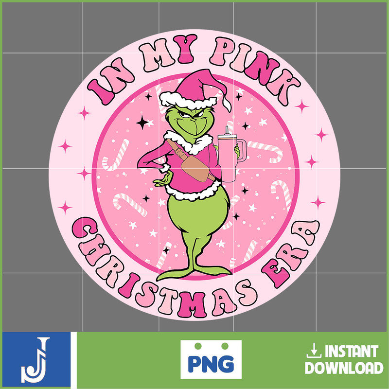 Pink Christmas Png Ornament, Cartoon Christmas Ornament Design Png, 3D Pink Cartoon Christmas 2023 Ornament Png (20).jpg