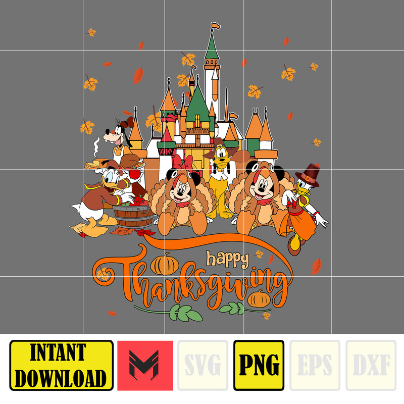 Thanksgiving Png, Pumpkin Season, Fall Vibes, Mouse And Friend Thanksgiving, Autumn Png, Thanksgiving Turkey (4).jpg