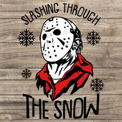 Slashing Through The Snow Horror Movie Characters SVG File SVG EPS DXF PNG