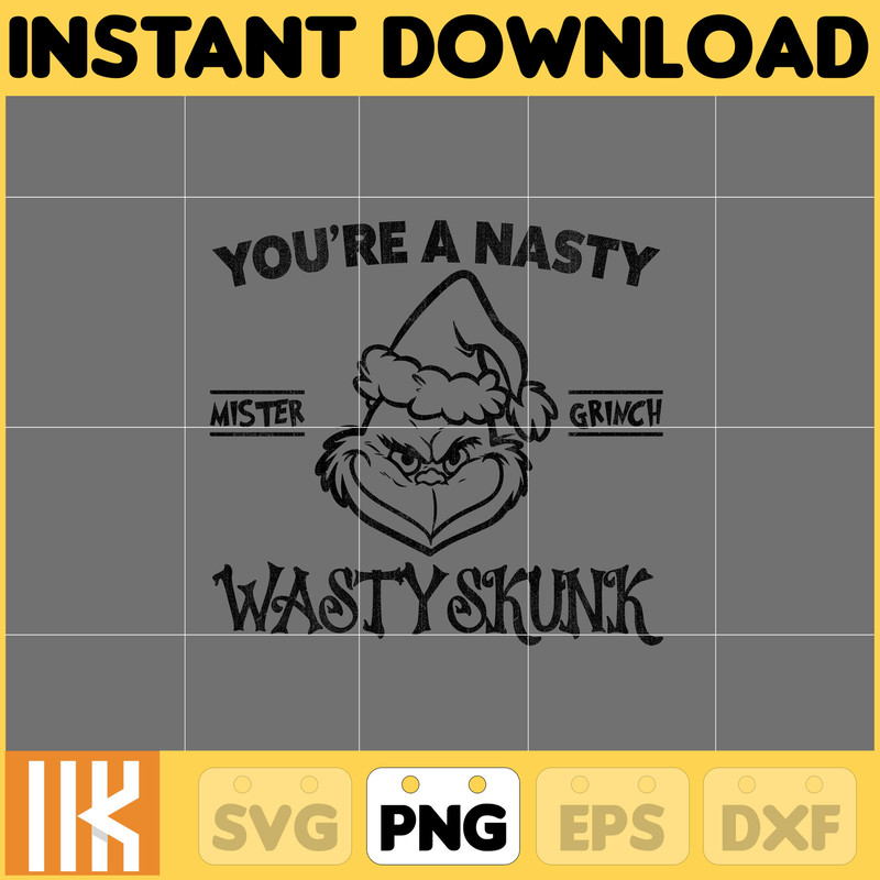 New Unique Grnich, Files The Grnich Png, Merry Grnichmas Png, Retro Grinc Png, Christmas Sublimation (3).jpg